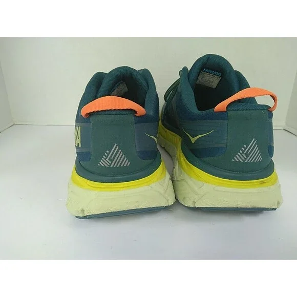 HOKA Running Shoes‎ Athletic Sneakers Cushioned Performance Training Blue Yellow